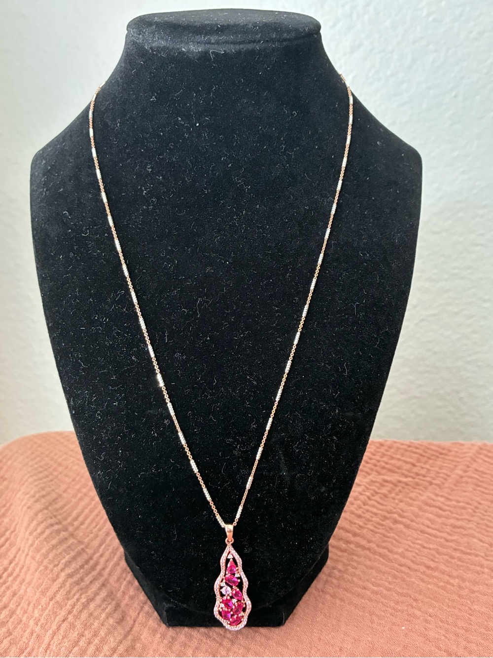 Elegant Rose Gold Necklace 20”